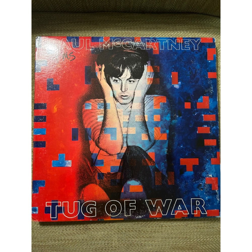 Paul McCartney Tug of War Vinyl LP 1982 Columbia TC 37462 Ebony and Ivory